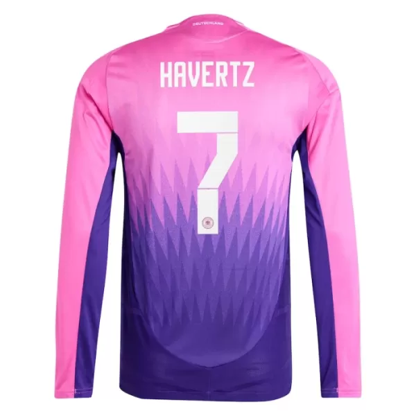 Camisola Manga Comprida Alemanha Kai Havertz 7 Homem Equipamento 2ª Euro 2024