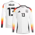 Camisola Manga Comprida Alemanha Müller 13 Homem Equipamento 1ª Euro 2024