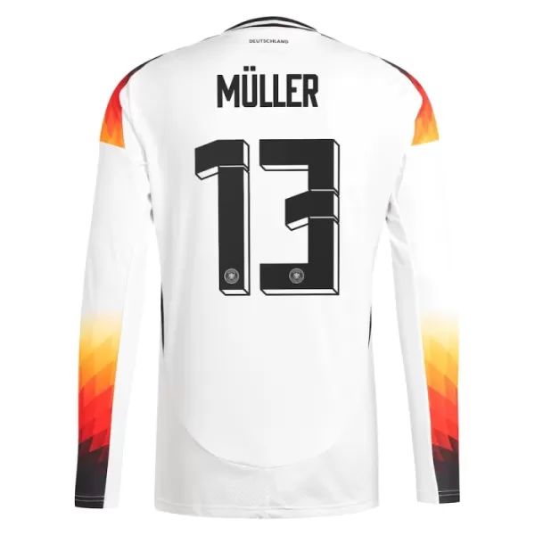 Camisola Manga Comprida Alemanha Müller 13 Homem Equipamento 1ª Euro 2024