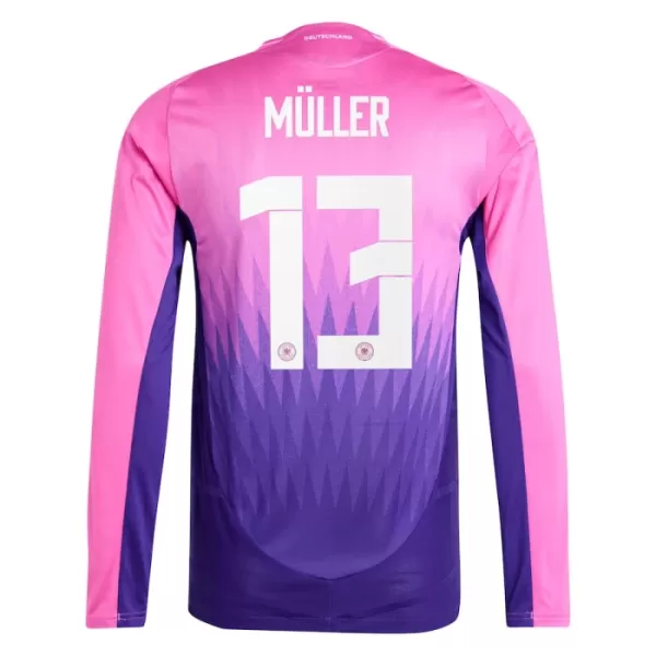 Camisola Manga Comprida Alemanha Müller 13 Homem Equipamento 2ª Euro 2024