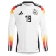 Camisola Manga Comprida Alemanha Sané 19 Homem Equipamento 1ª Euro 2024