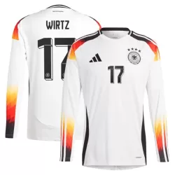 Camisola Manga Comprida Alemanha Wirtz 17 Homem Equipamento 1ª Euro 2024 Camisola Manga Comprida Alemanha Wirtz 17 Homem Equipamento 1ª Euro 2024