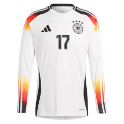 Camisola Manga Comprida Alemanha Wirtz 17 Homem Equipamento 1ª Euro 2024