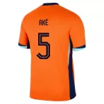Camisola Holanda Ake 5 Homem Equipamento 1ª Euro 2024