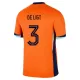 Camisola Holanda De Ligt 3 Criança Equipamento 1ª Euro 2024