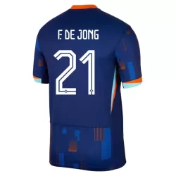 Camisola Holanda Frenkie de Jong 21 Homem Equipamento 2ª Euro 2024 Camisola Holanda Frenkie de Jong 21 Homem Equipamento 2ª Euro 2024