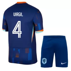 Camisola Holanda Virgil 4 Criança Equipamento 2ª Euro 2024 Camisola Holanda Virgil 4 Criança Equipamento 2ª Euro 2024