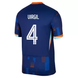 Camisola Holanda Virgil 4 Criança Equipamento 2ª Euro 2024
