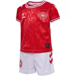 Camisola Dinamarca Criança Equipamento 1ª Euro 2024 Camisola Dinamarca Criança Equipamento 1ª Euro 2024