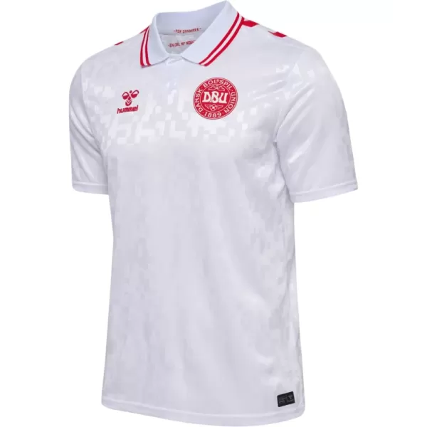 Camisola Dinamarca Criança Equipamento 2ª Euro 2024