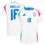 Camisola Itália Barella 18 Homem Equipamento 2ª Euro 2024