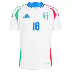 Camisola Itália Barella 18 Homem Equipamento 2ª Euro 2024