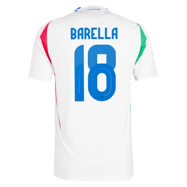 Camisola Itália Barella 18 Homem Equipamento 2ª Euro 2024