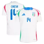 Camisola Itália Chiesa 14 Homem Equipamento 2ª Euro 2024