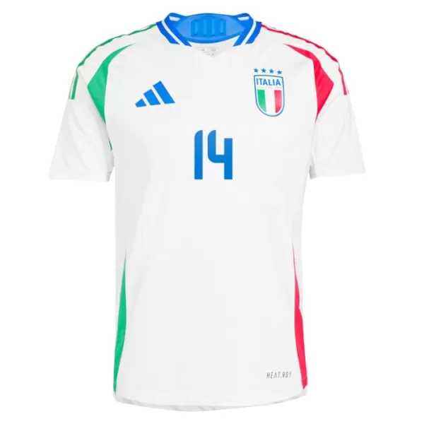 Camisola Itália Chiesa 14 Homem Equipamento 2ª Euro 2024