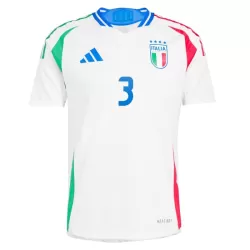 Camisola Itália DiMarco 3 Homem Equipamento 2ª Euro 2024