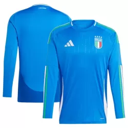 Camisola Manga Comprida Itália Homem Equipamento 1ª Euro 2024 Camisola Manga Comprida Itália Homem Equipamento 1ª Euro 2024