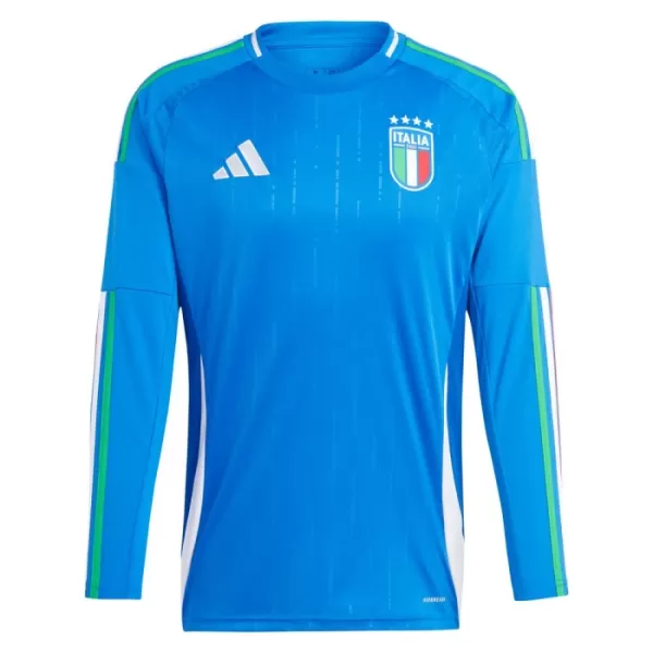 Camisola Manga Comprida Itália Homem Equipamento 1ª Euro 2024