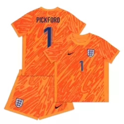 Camisola Guarda-Redes Inglaterra Pickford 1 Criança Euro 2024 Laranja Camisola Guarda-Redes Inglaterra Pickford 1 Criança Euro 2024 Laranja