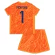 Camisola Guarda-Redes Inglaterra Pickford 1 Criança Euro 2024 Laranja