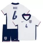 Camisola Inglaterra Rice 4 Criança Equipamento 1ª Euro 2024