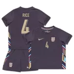 Camisola Inglaterra Rice 4 Criança Equipamento 2ª Euro 2024