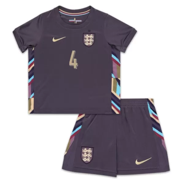 Camisola Inglaterra Rice 4 Criança Equipamento 2ª Euro 2024