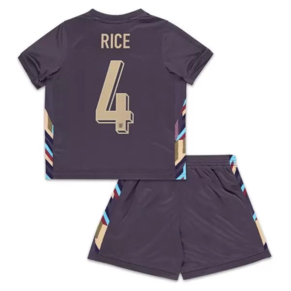 Camisola Inglaterra Rice 4 Criança Equipamento 2ª Euro 2024