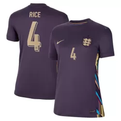 Camisola Inglaterra Rice 4 Mulher Equipamento 2ª Euro 2024 Camisola Inglaterra Rice 4 Mulher Equipamento 2ª Euro 2024