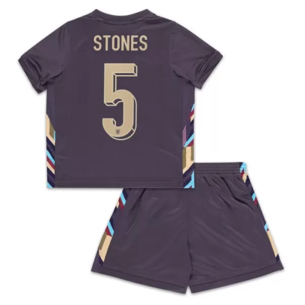 Camisola Inglaterra Stones 5 Criança Equipamento 2ª Euro 2024