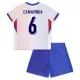 Camisola França Camavinga 6 Criança Equipamento 2ª Euro 2024