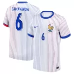 Camisola França Camavinga 6 Homem Equipamento 2ª Euro 2024