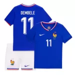 Camisola França Dembele 11 Criança Equipamento 1ª Euro 2024