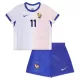 Camisola França Dembele 11 Criança Equipamento 2ª Euro 2024