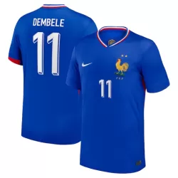 Camisola França Dembele 11 Homem Equipamento 1ª Euro 2024 Camisola França Dembele 11 Homem Equipamento 1ª Euro 2024
