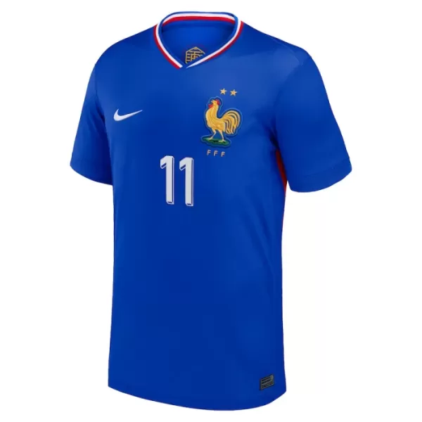 Camisola França Dembele 11 Homem Equipamento 1ª Euro 2024