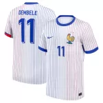 Camisola França Dembele 11 Homem Equipamento 2ª Euro 2024