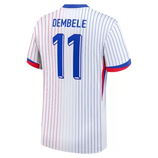 Camisola França Dembele 11 Homem Equipamento 2ª Euro 2024