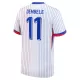 Camisola França Dembele 11 Homem Equipamento 2ª Euro 2024
