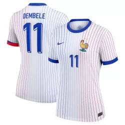 Camisola França Dembele 11 Mulher Equipamento 2ª Euro 2024 Camisola França Dembele 11 Mulher Equipamento 2ª Euro 2024