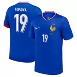 Camisola França Fofana 19 Homem Equipamento 1ª Euro 2024