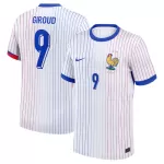 Camisola França Giroud 9 Homem Equipamento 2ª Euro 2024