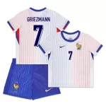 Camisola França Griezmann 7 Criança Equipamento 2ª Euro 2024