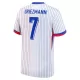 Camisola França Griezmann 7 Homem Equipamento 2ª Euro 2024