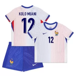 Camisola França Kolo Muani 12 Criança Equipamento 2ª Euro 2024 Camisola França Kolo Muani 12 Criança Equipamento 2ª Euro 2024