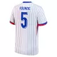 Camisola França Kounde 5 Homem Equipamento 2ª Euro 2024