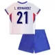 Camisola França L. Hernandez 21 Criança Equipamento 2ª Euro 2024