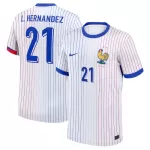 Camisola França L. Hernandez 21 Homem Equipamento 2ª Euro 2024