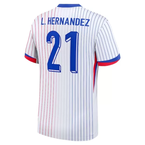 Camisola França L. Hernandez 21 Homem Equipamento 2ª Euro 2024