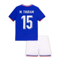 Camisola França M. Thuram 15 Criança Equipamento 1ª Euro 2024